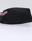 PRD Hand Bag Nylon Black Auth 77758