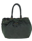 PRD Hand Bag Nylon 2way Khaki Auth 77763