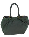 PRD Hand Bag Nylon 2way Khaki Auth 77763