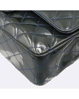 A01112 Classic Patent Medium M Size Flap Chain Shoulder Bag CH
