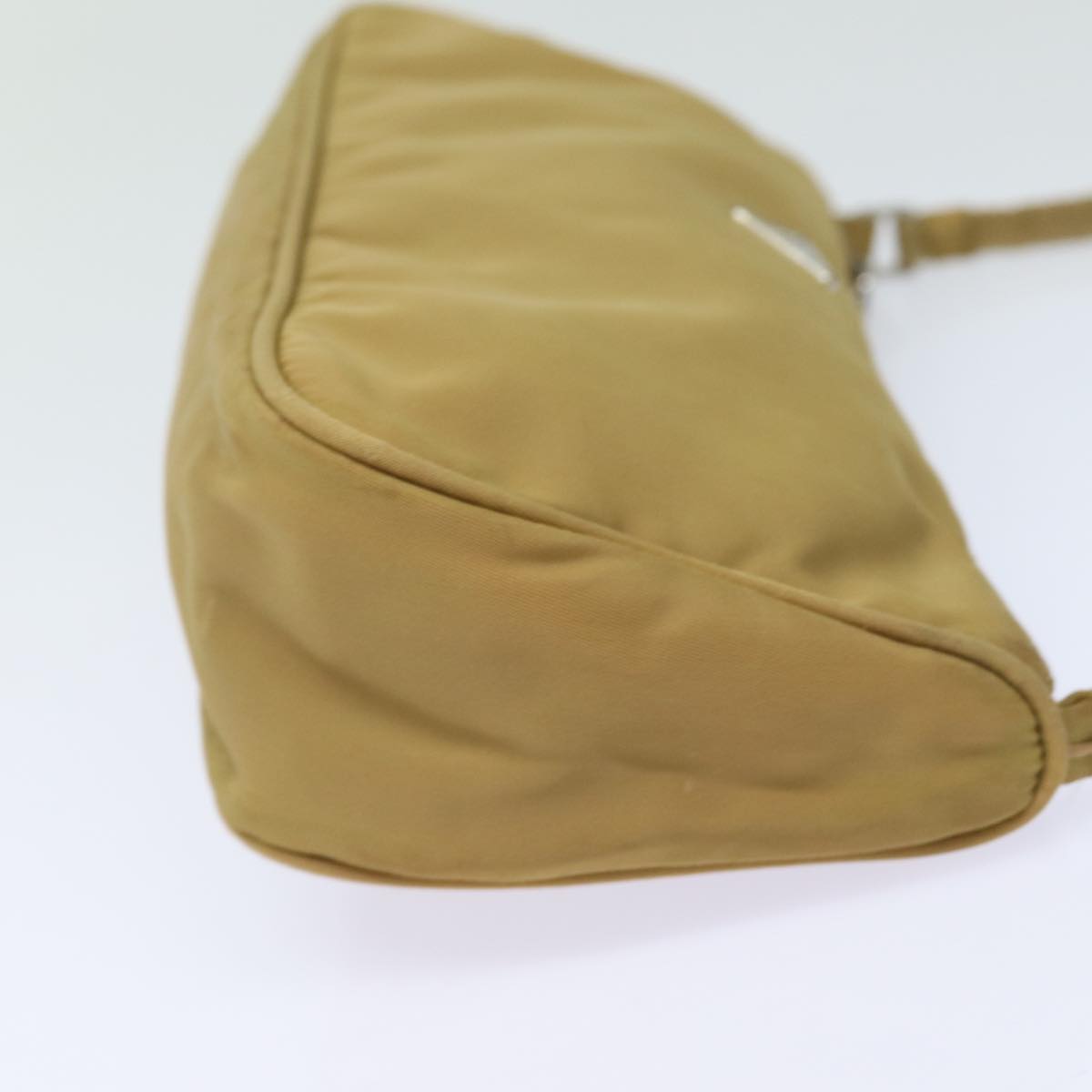 PRD Accessory Pouch Nylon Beige Auth 78075