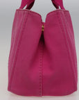 PRD Canapa PM Hand Bag Canvas Pink Auth 78227