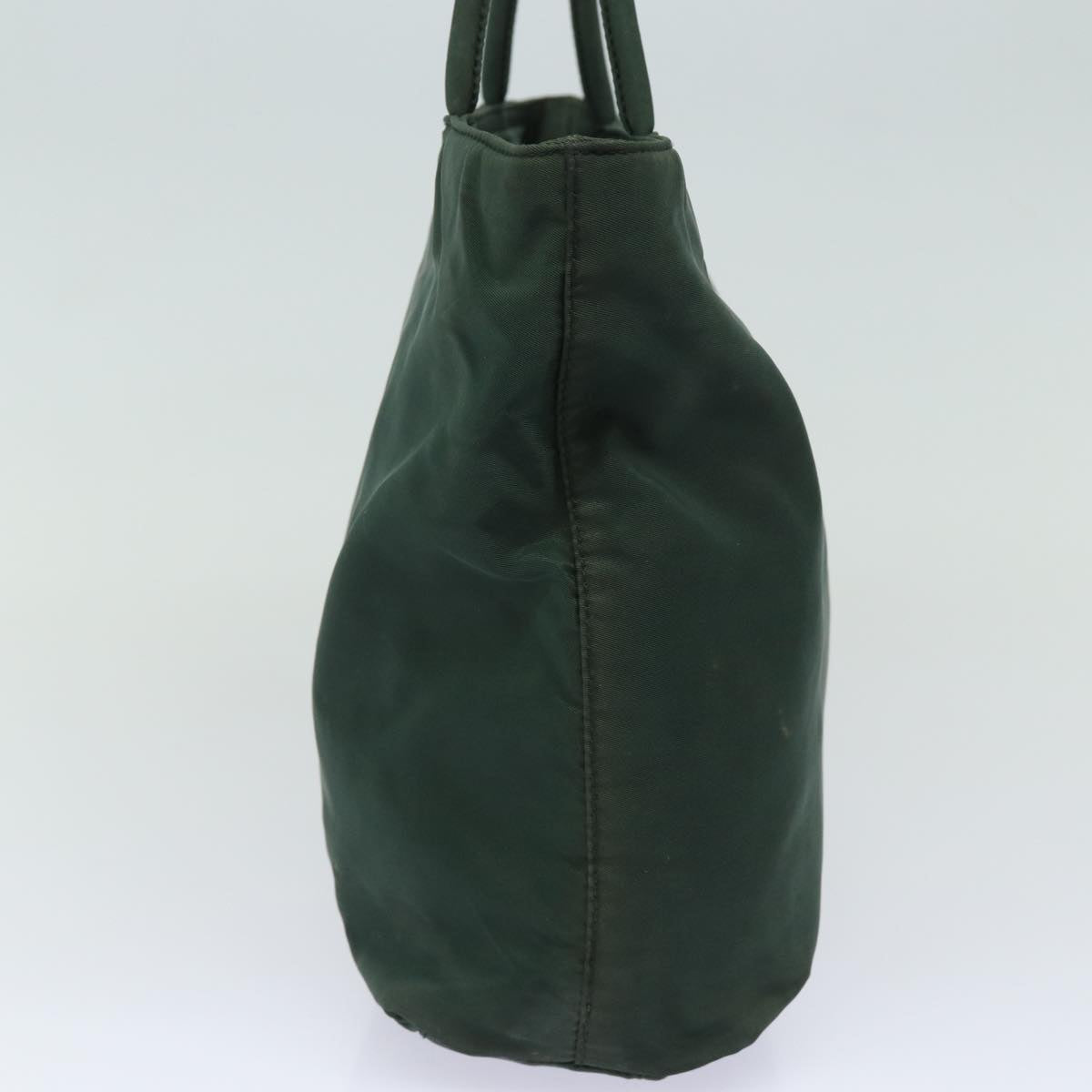 PRD Hand Bag Nylon Green Auth 78266
