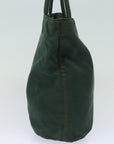 PRD Hand Bag Nylon Green Auth 78266