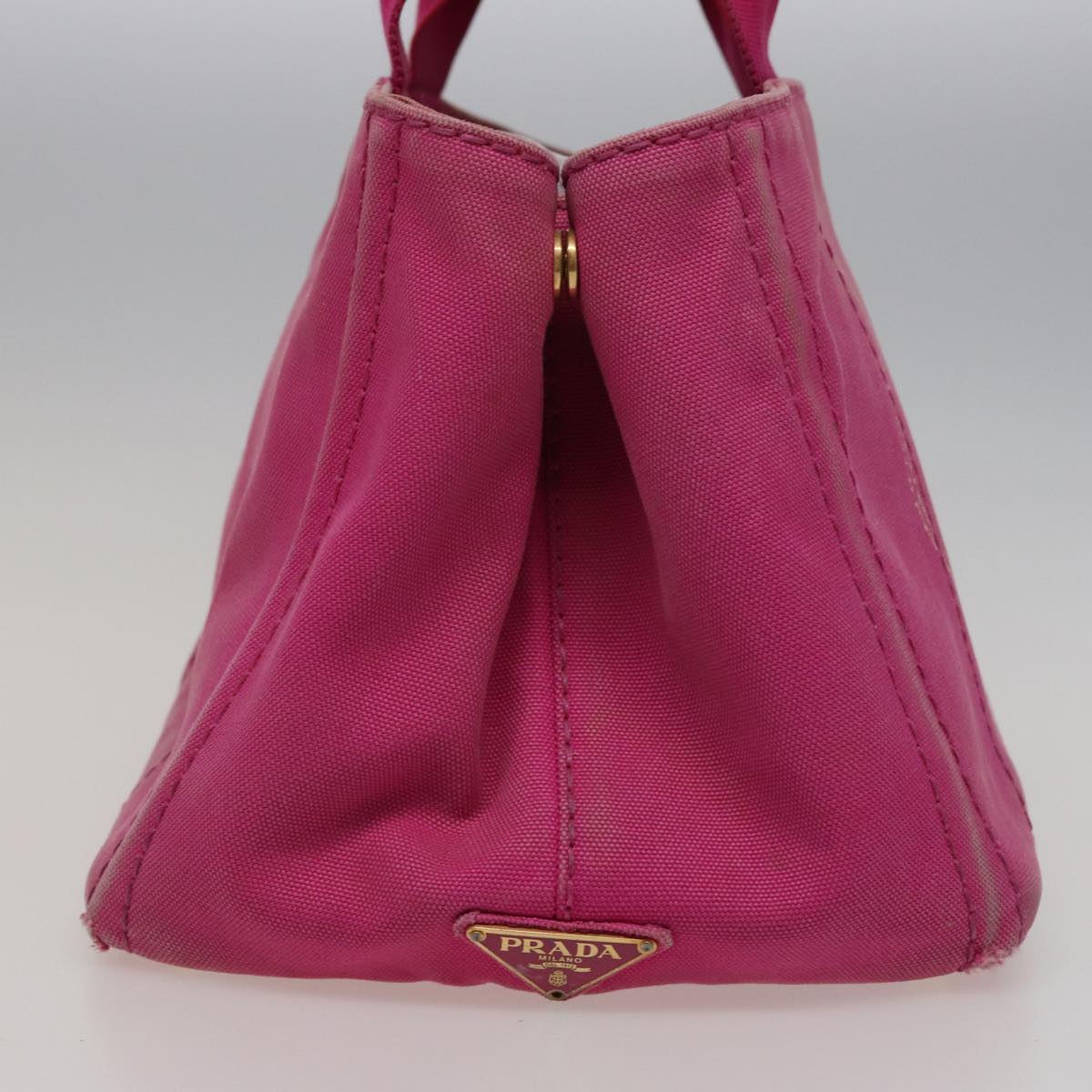 PRD Canapa MM Hand Bag Denim Pink Auth 78268