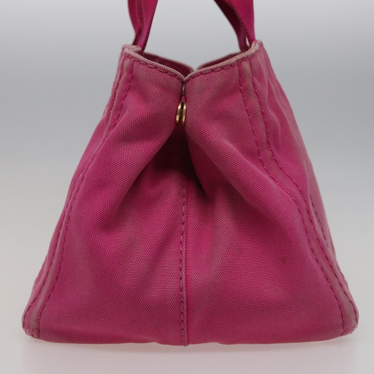 PRD Canapa MM Hand Bag Denim Pink Auth 78268