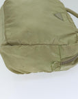 PRD Hand Bag Nylon Beige Auth 78330