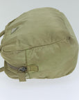 PRD Hand Bag Nylon Beige Auth 78330