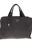 PRD Hand Bag Nylon Black Auth 78643