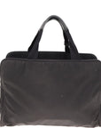 PRD Hand Bag Nylon Black Auth 78643