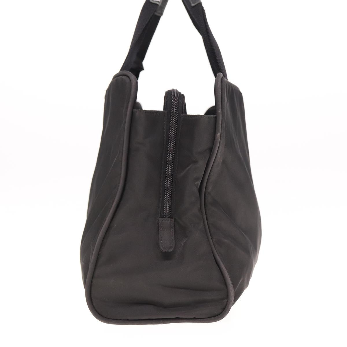 PRD Hand Bag Nylon Black Auth 78643