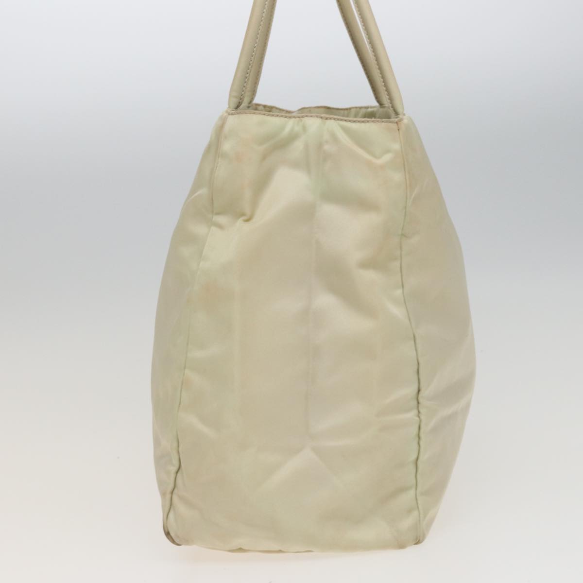 PRD Hand Bag Nylon White Auth 78963