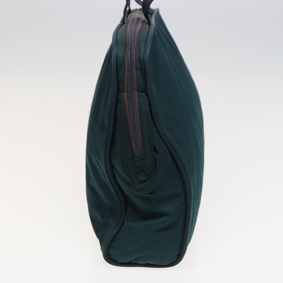 PRD Hand Bag Nylon Green Auth 79152