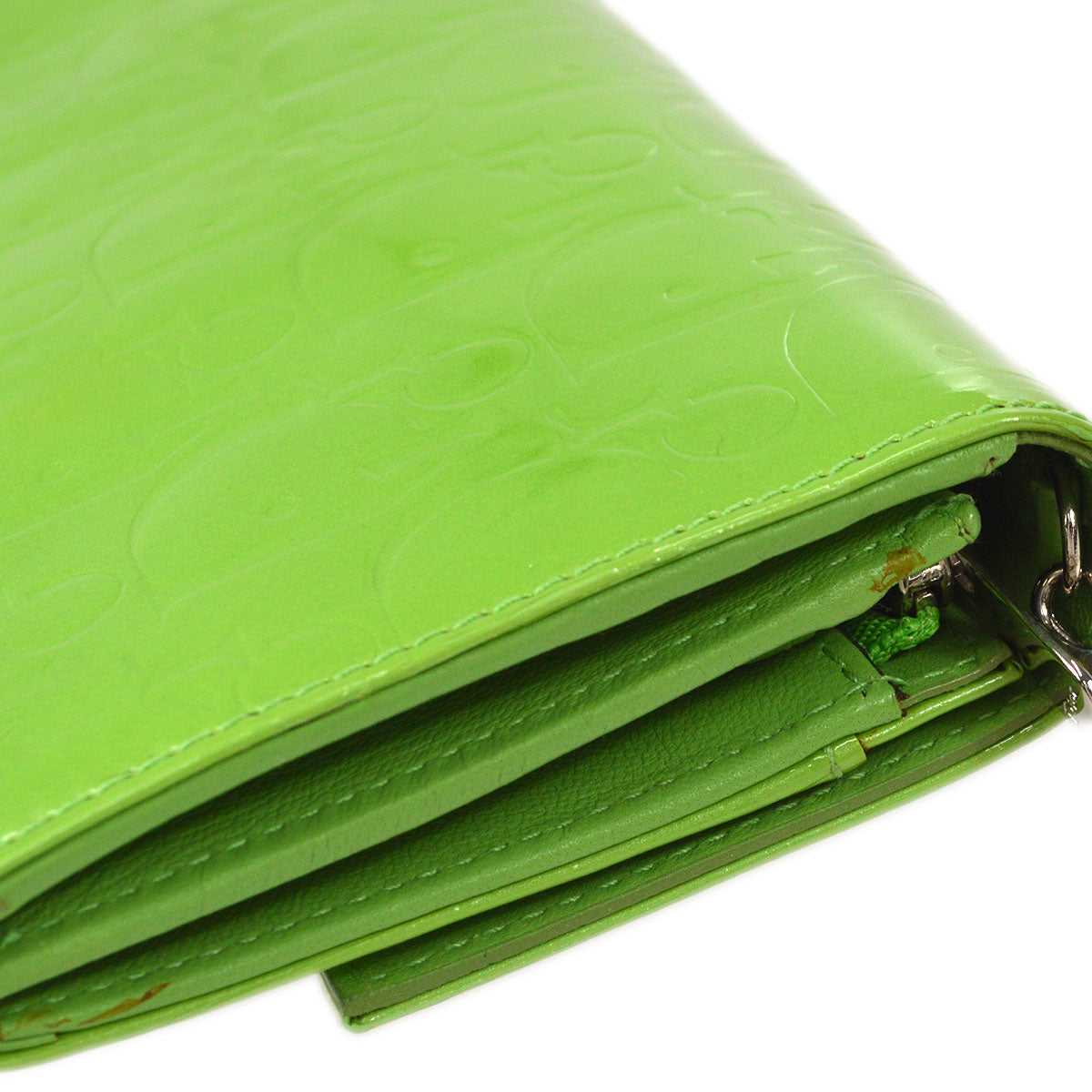 Christian D1OR 2009 Trotter Chain Wallet Light Green