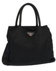 PRD Hand Bag Nylon Black Auth 79687