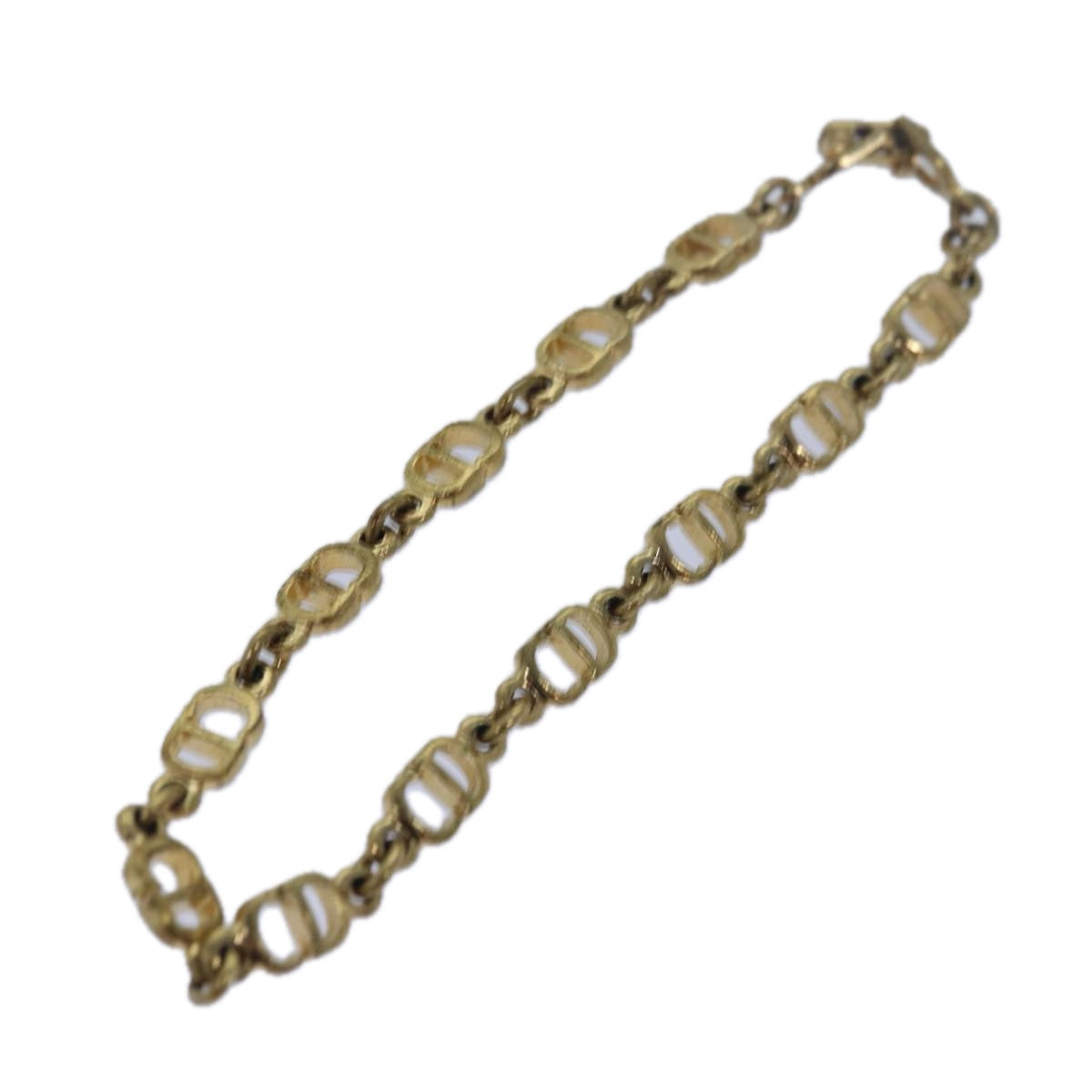 CHRISTIAN D1OR Bracelet Gold Auth 79777