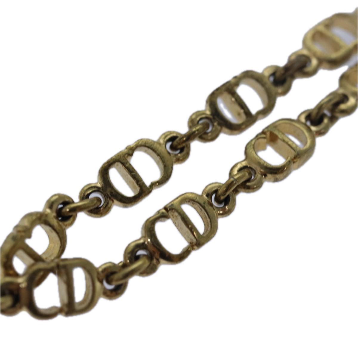 CHRISTIAN D1OR Bracelet Gold Auth 79777