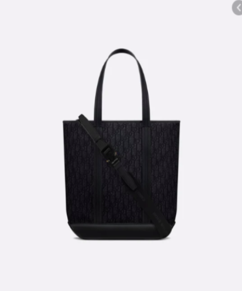 Black Voyage D1OR Oblique Tote Bag