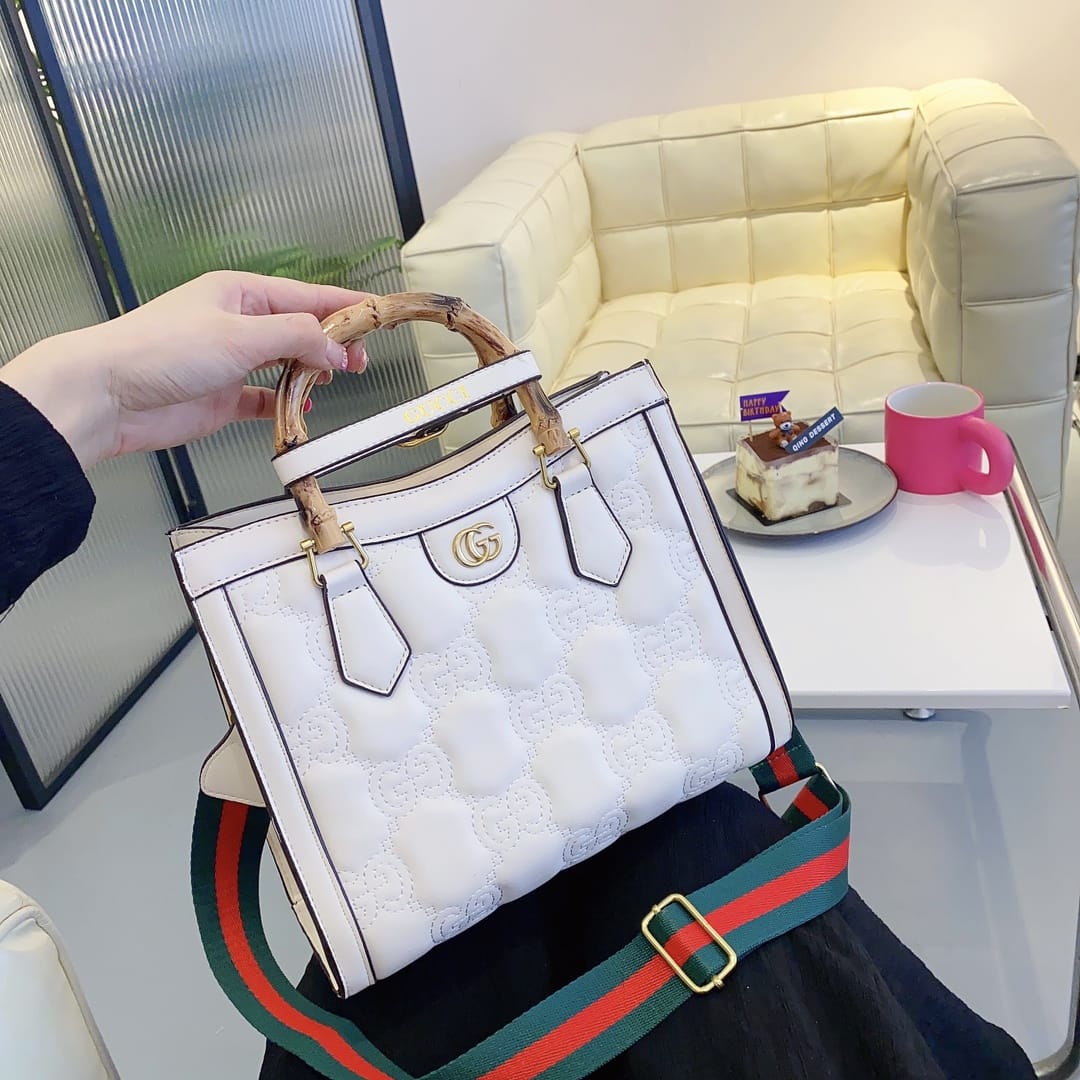 GCCI  Diana Handbag  Bamboo Handle Tote