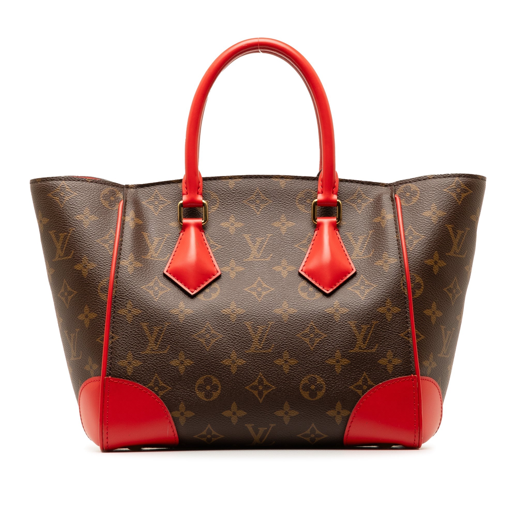 Brown LV Monogram Phenix PM Satchel