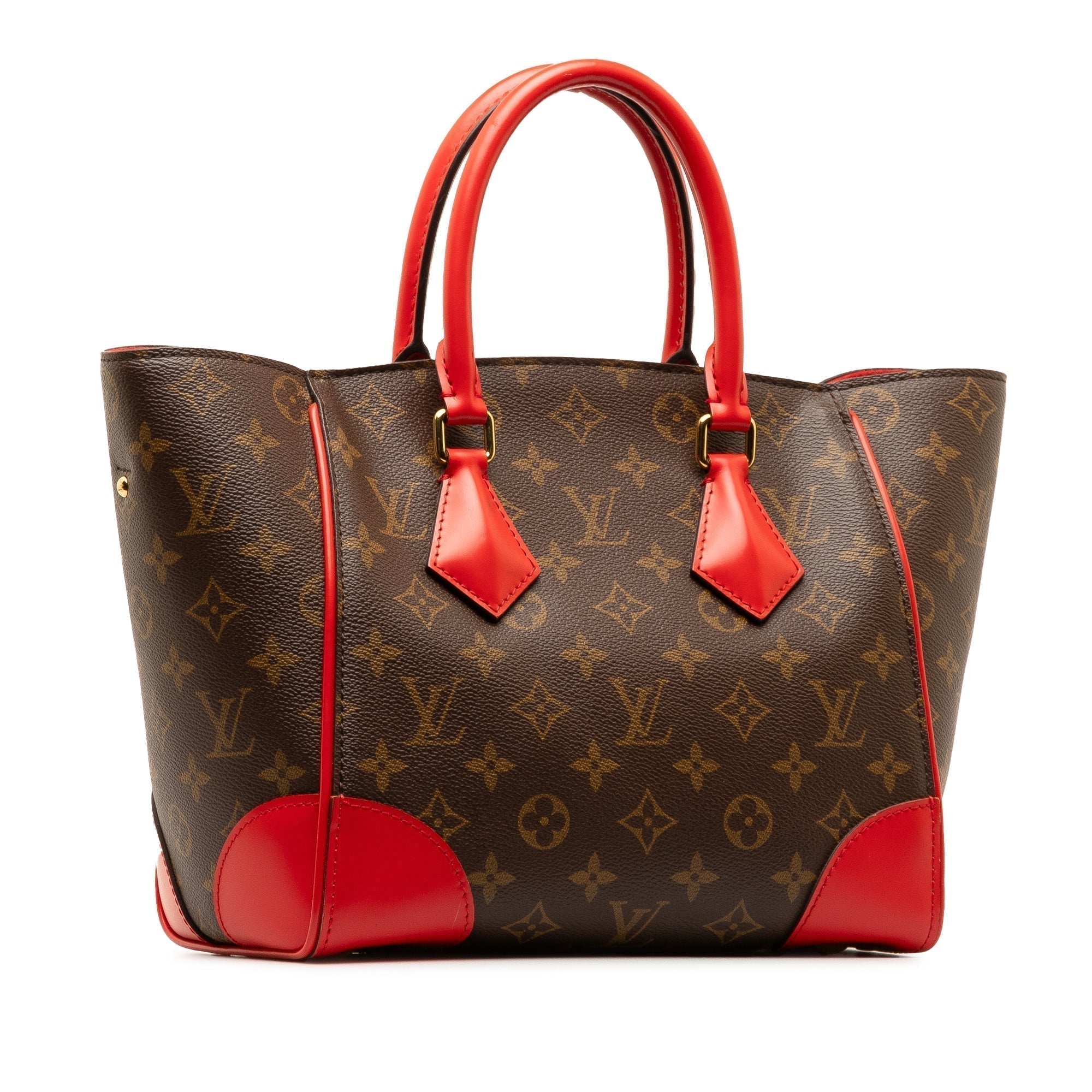 Brown LV Monogram Phenix PM Satchel