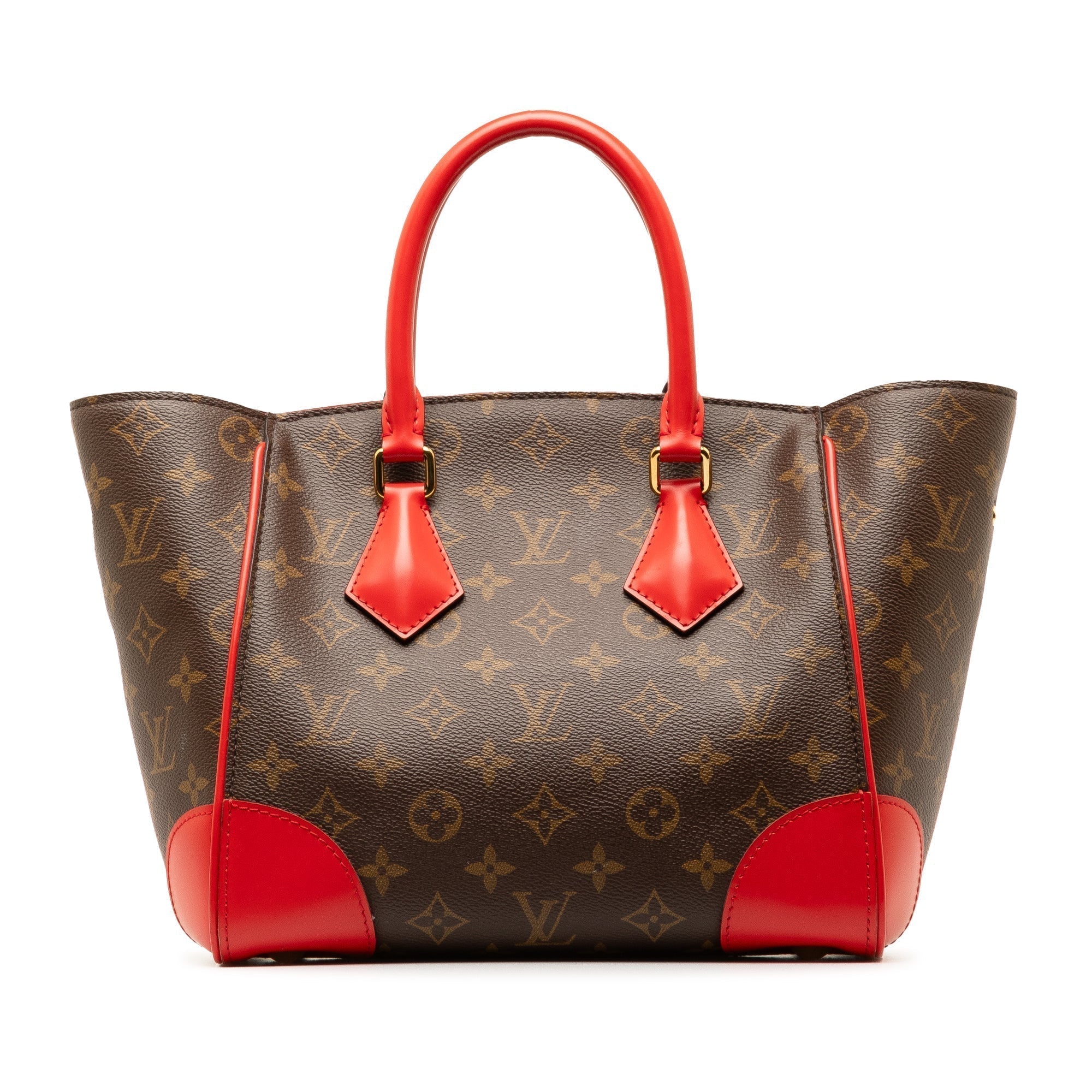 Brown LV Monogram Phenix PM Satchel