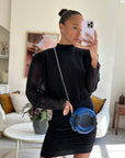 *RARE & FIRE PRICE* CH La Pausa Coco Lifesaver Bag in Navy, Black with Champagne Gold Hardware