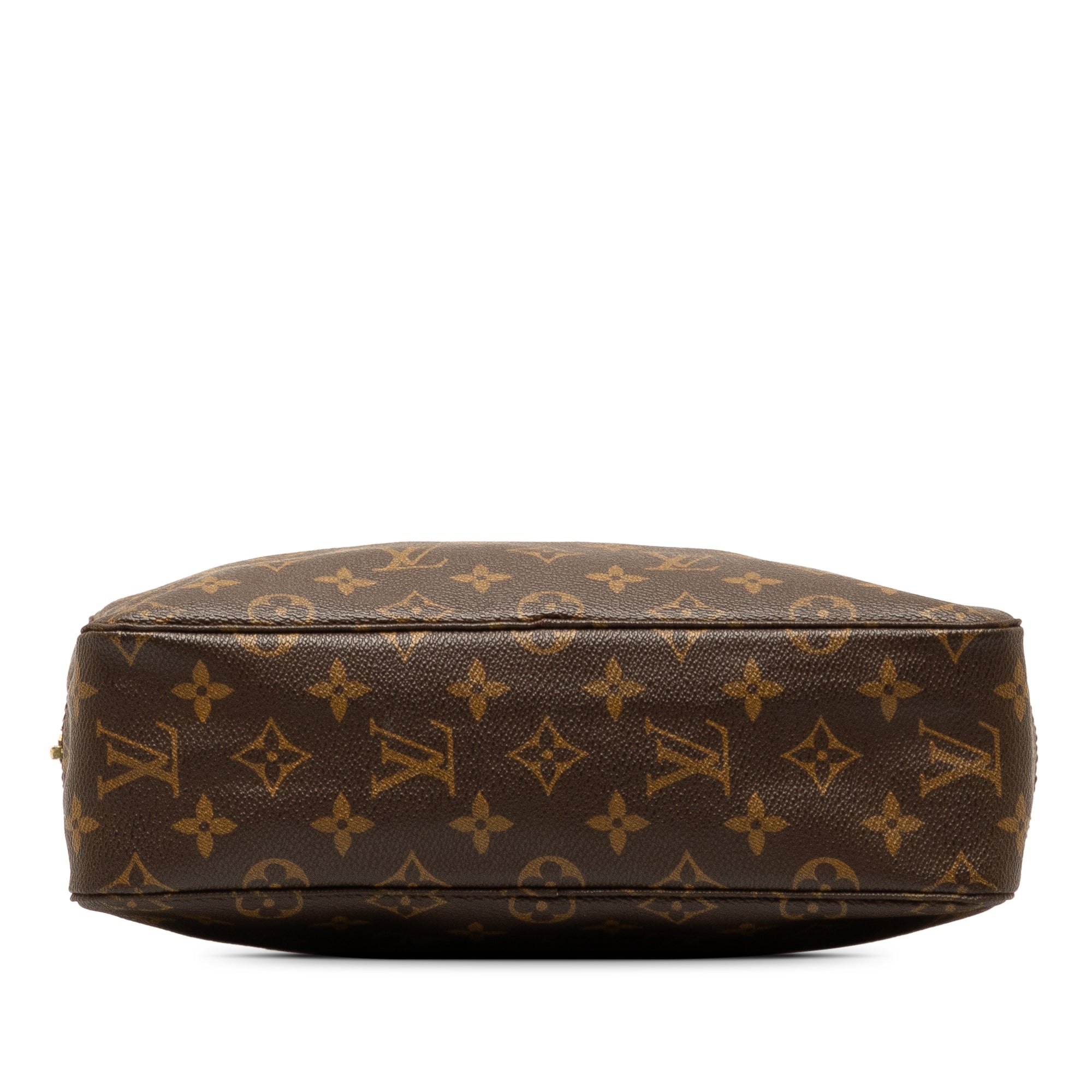 Brown LV Monogram Trousse Toilette 28 Clutch Bag