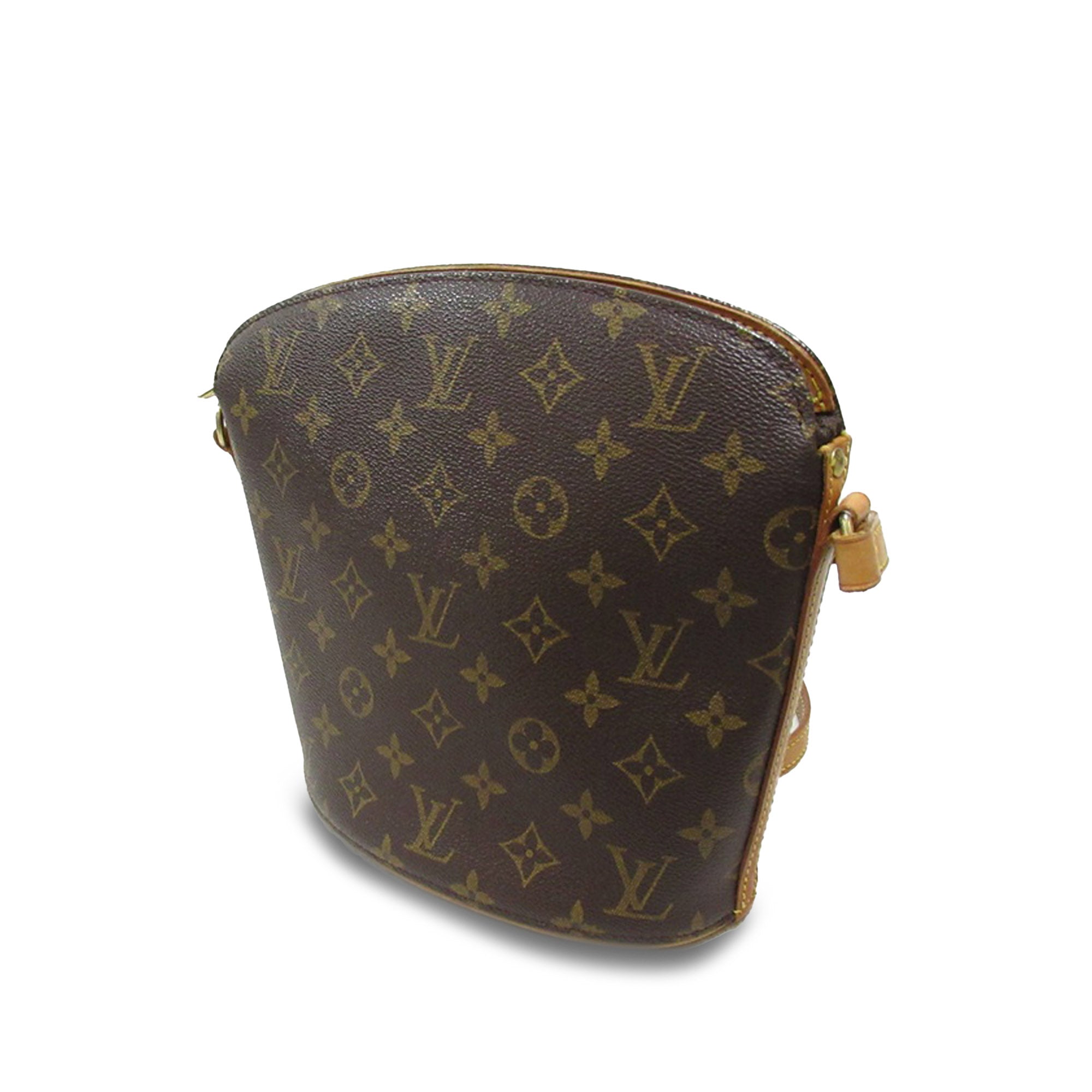 Brown LV Monogram Drouot Crossbody Bag