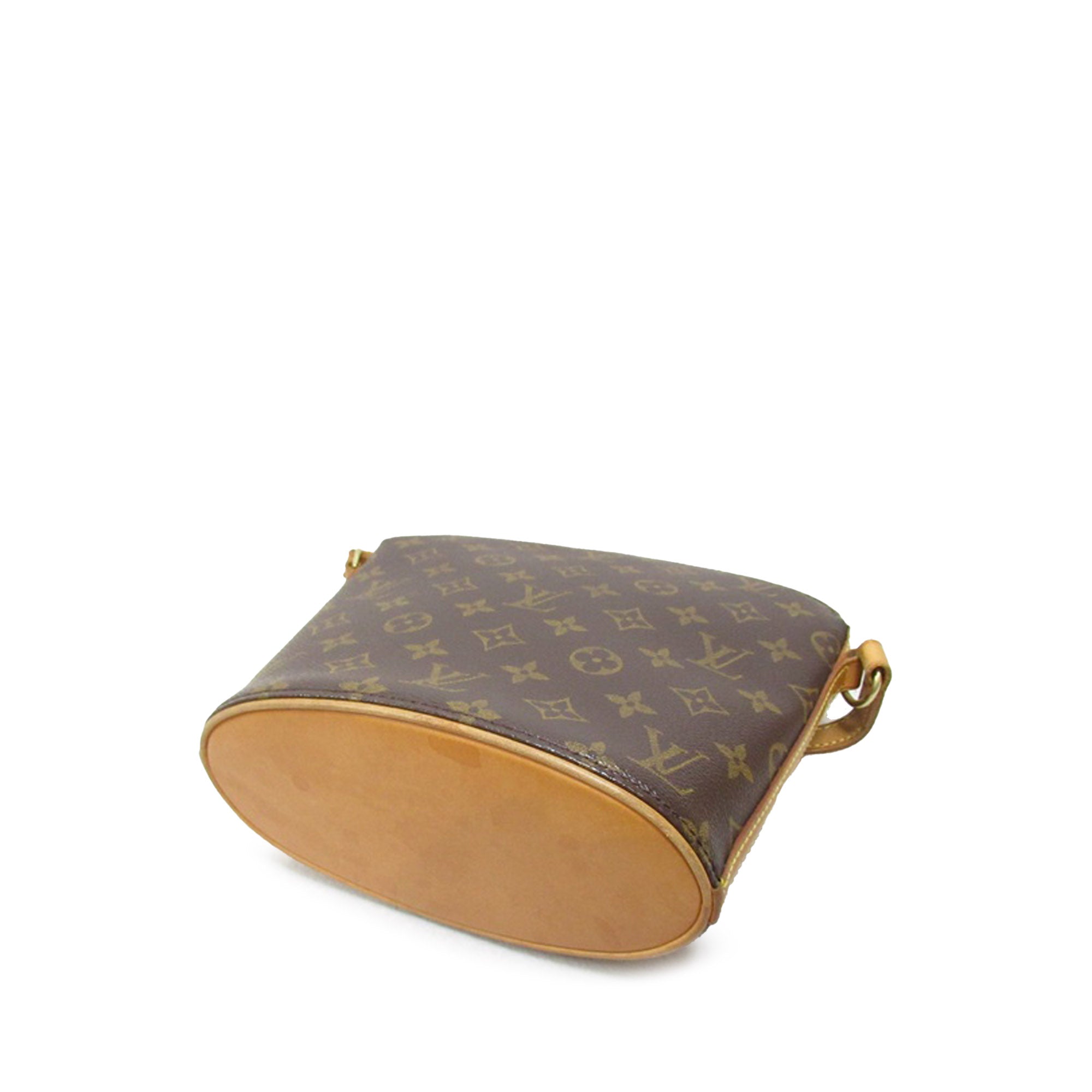Brown LV Monogram Drouot Crossbody Bag