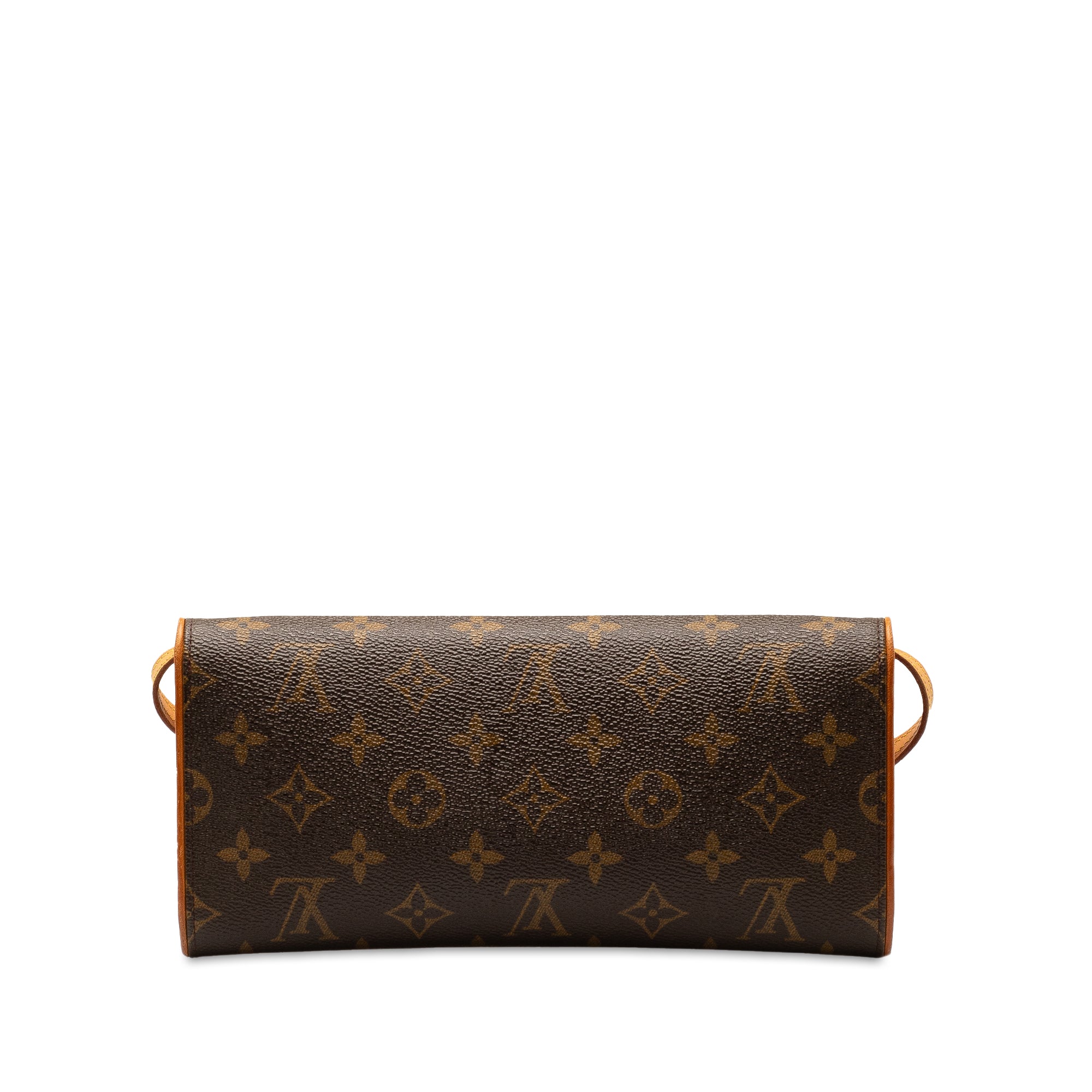 Brown LV Monogram Pochette Twin GM Crossbody Bag