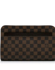 Brown LV Damier Ebene Saint Louis Pochette Clutch Bag