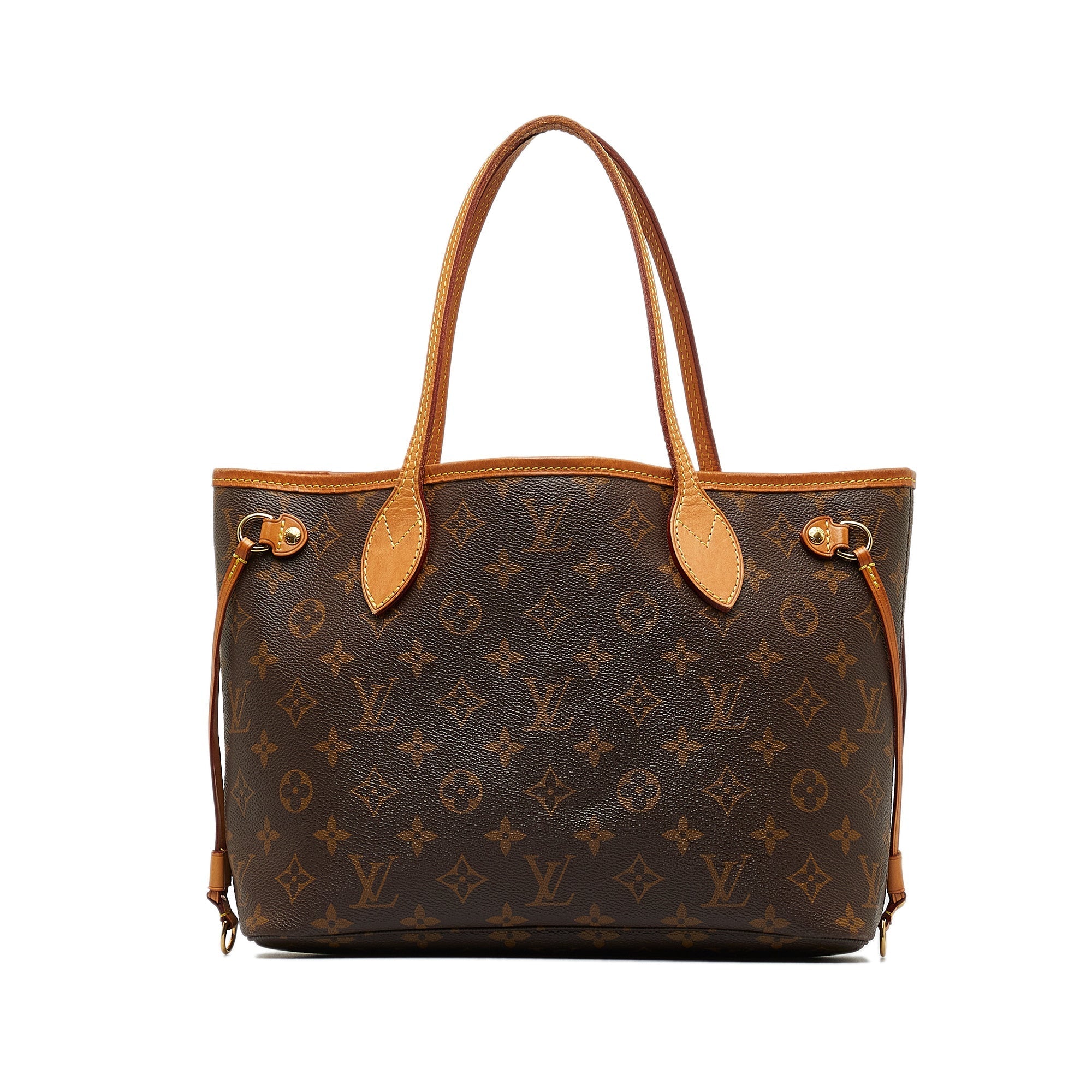 Brown LV Monogram Neverfull PM Tote Bag