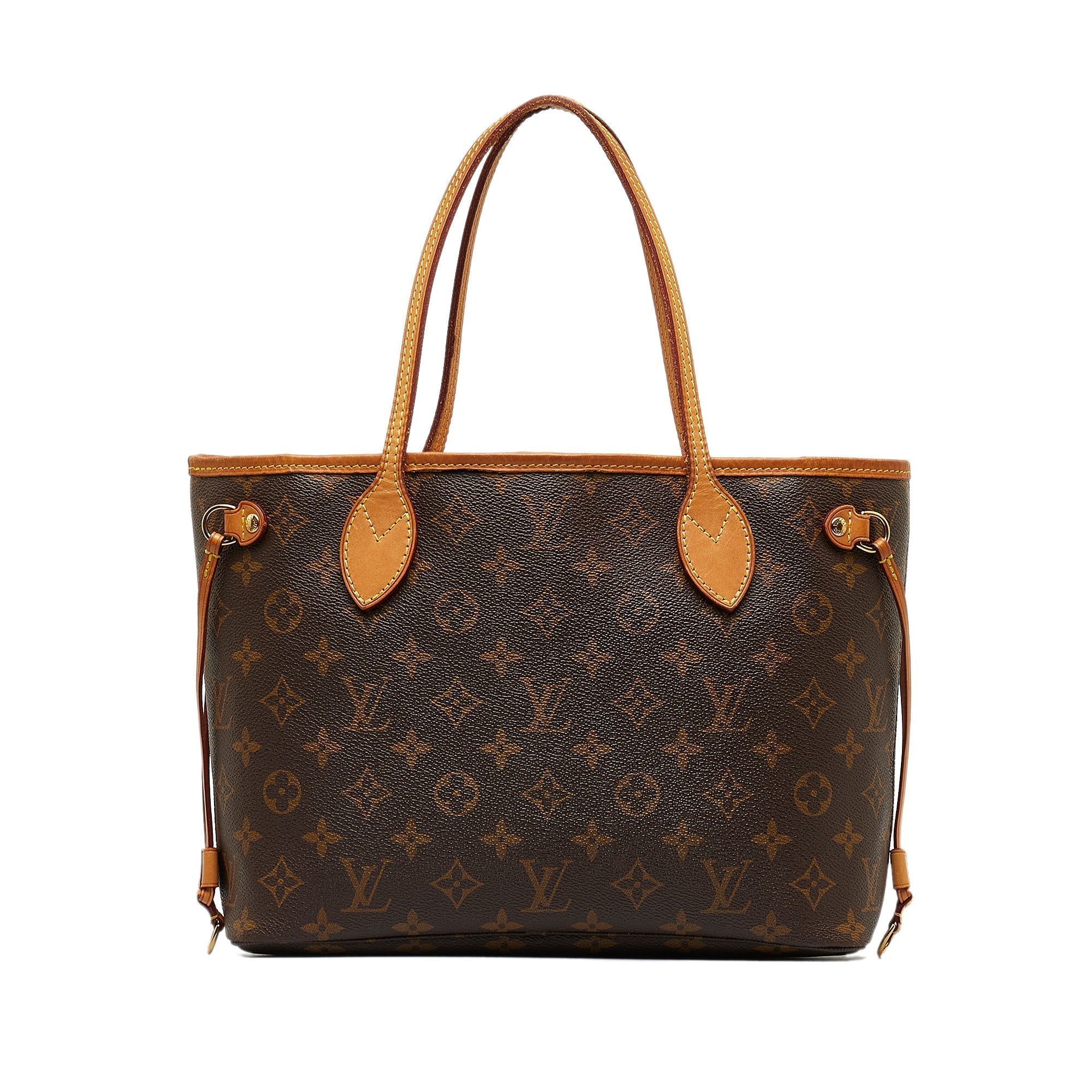 Brown LV Monogram Neverfull PM Tote Bag