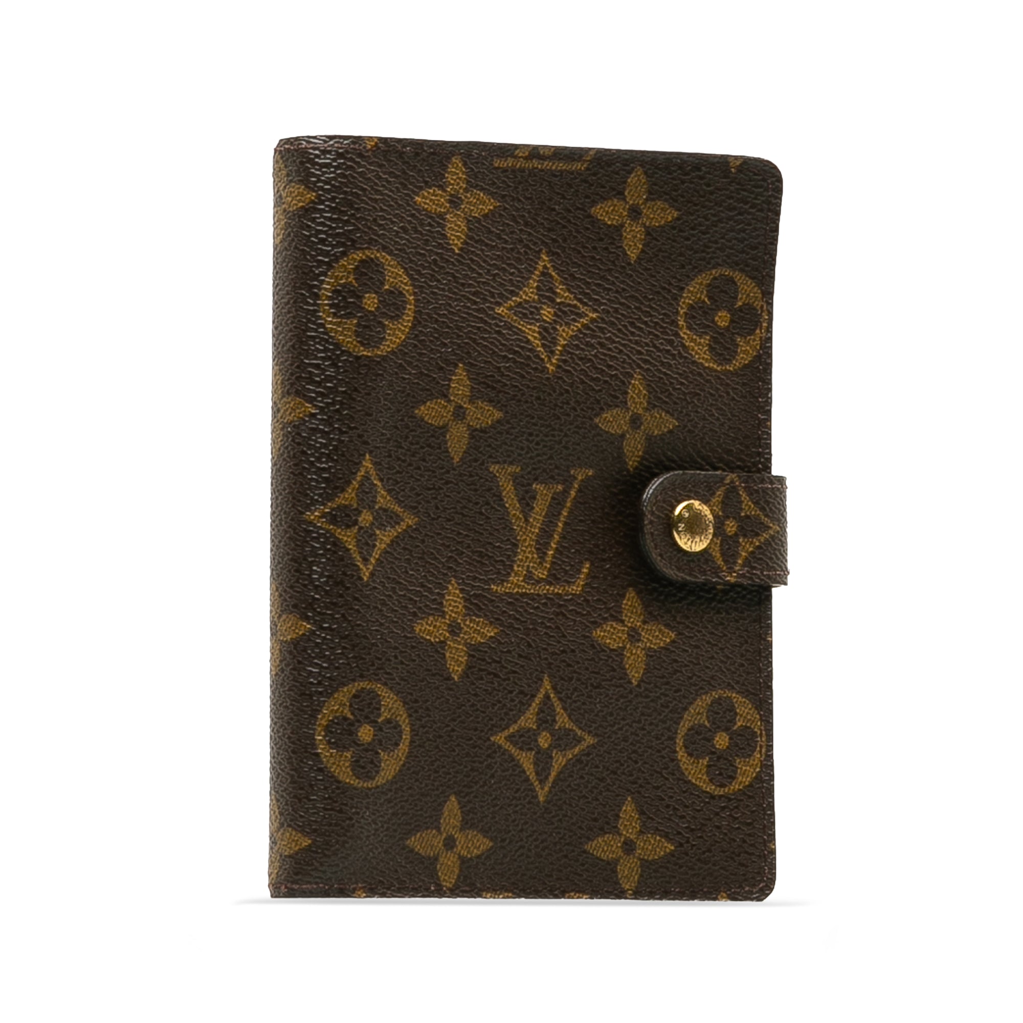 Brown LV Monogram Agenda PM