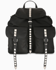 PRD Black Nylon Backpack Black