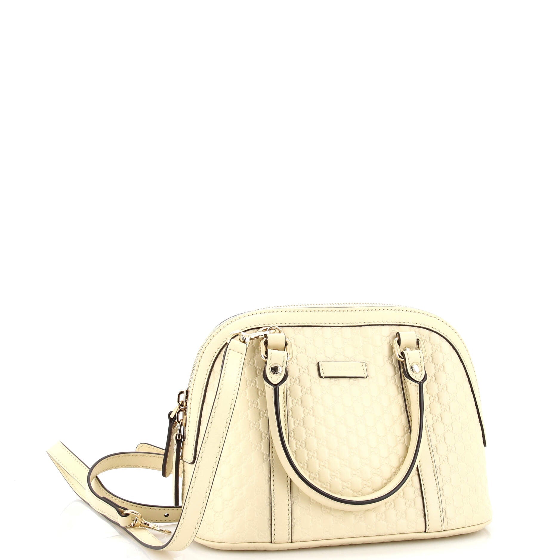 Convertible Dome Satchel (Outlet) MicroGCCIssima Leather Mini