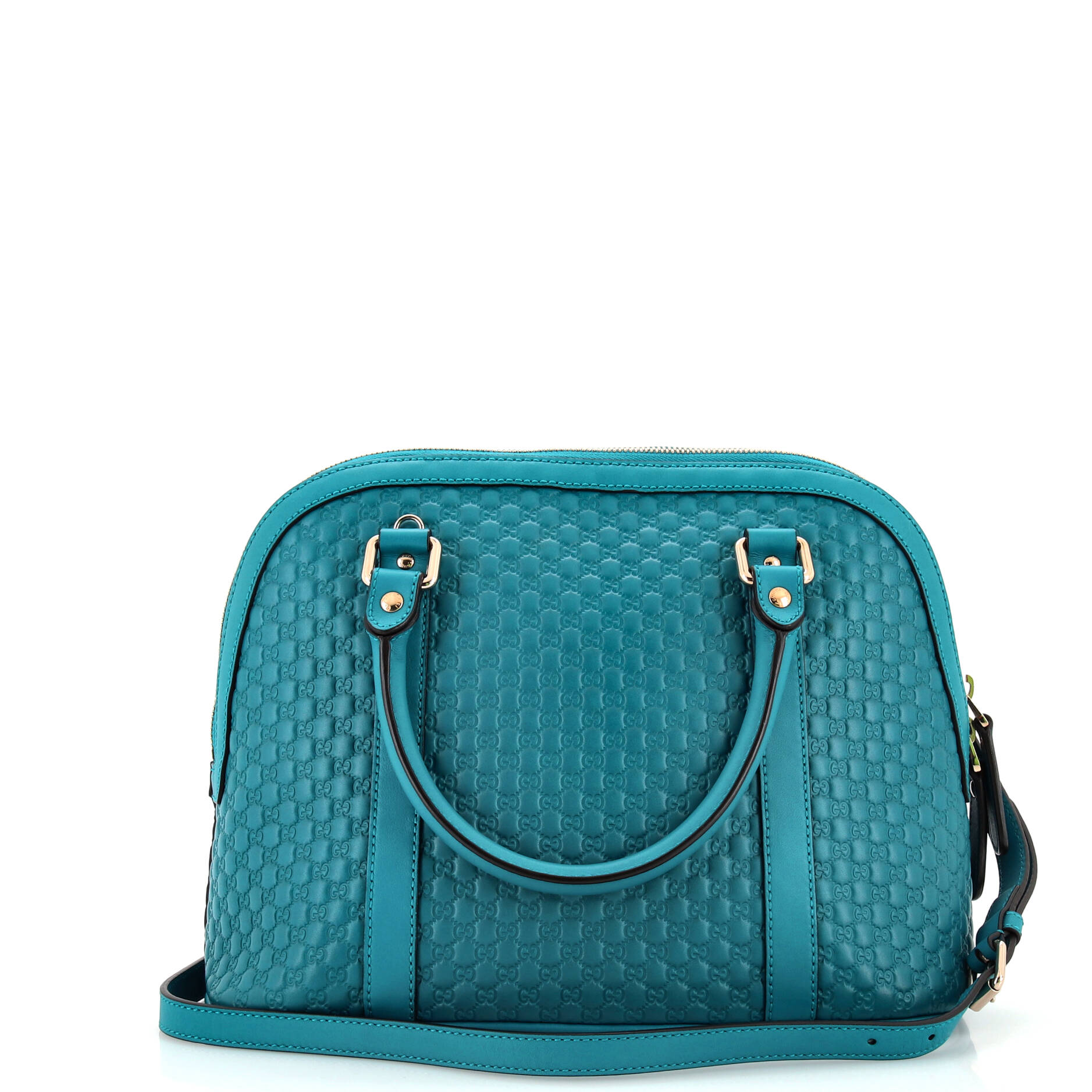 Convertible Dome Satchel (Outlet) MicroGCCIssima Leather Medium