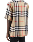 BBERRY Bowling Shirt In Tartan Silk Men