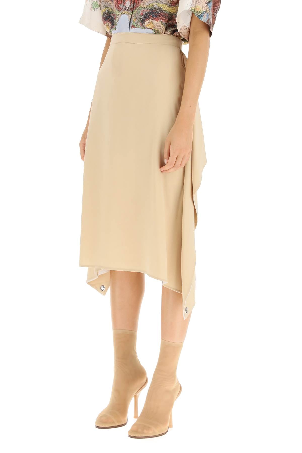 BBERRY 'Thea' Silk Midi Skirt Women