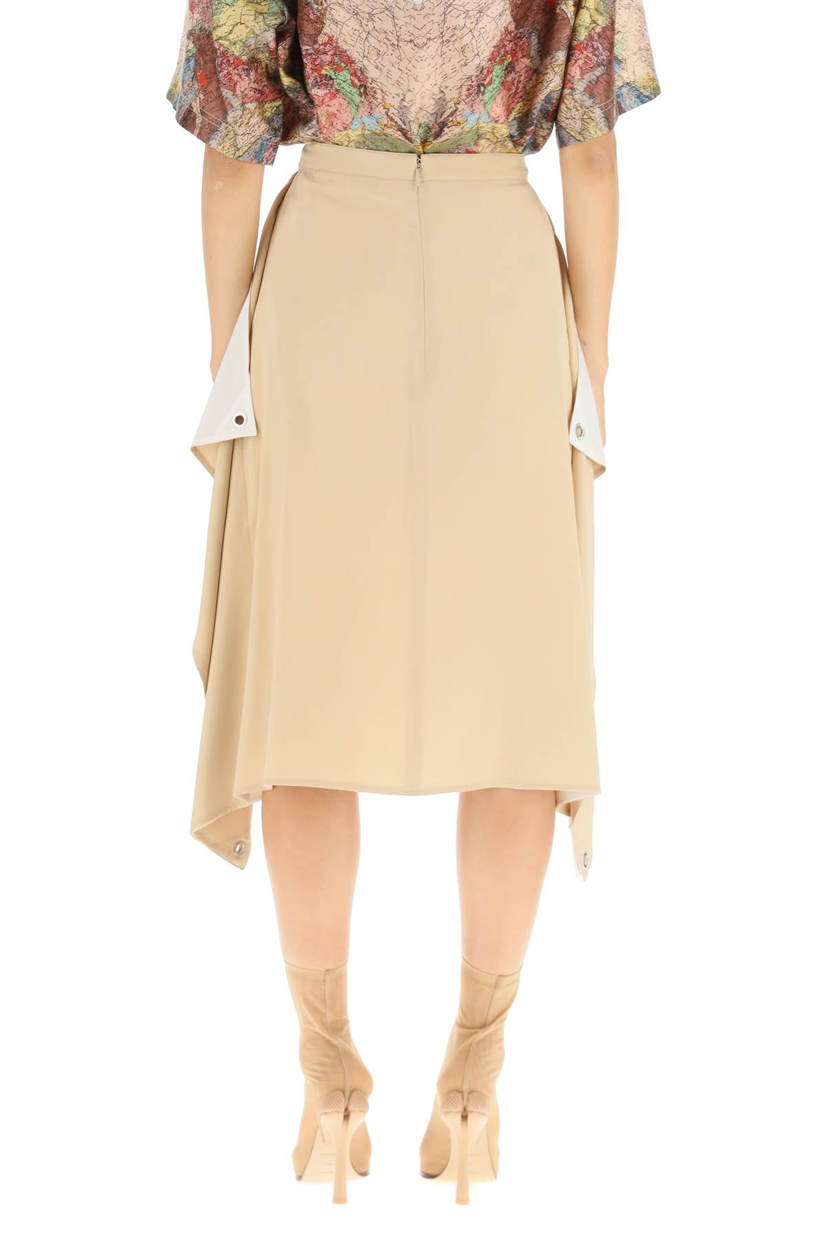 BBERRY 'Thea' Silk Midi Skirt Women