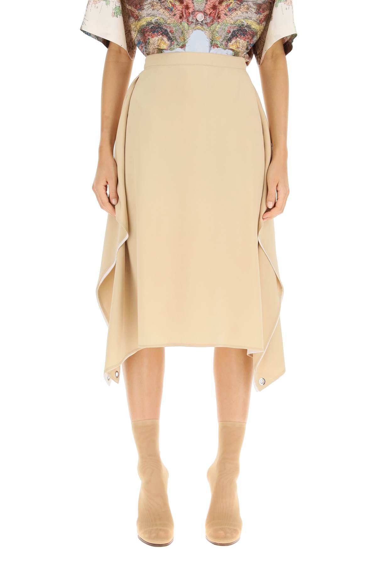 BBERRY 'Thea' Silk Midi Skirt Women