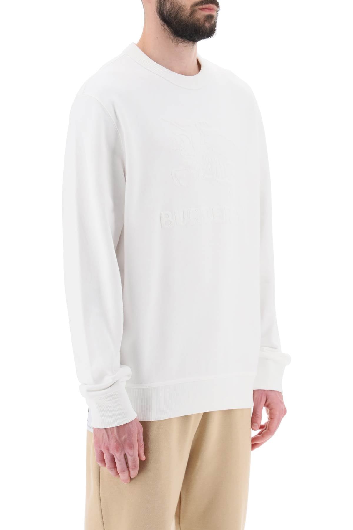 BBERRY 'Rayner' Crew-Neck Sweatshirt With Equestrian Knight Men
