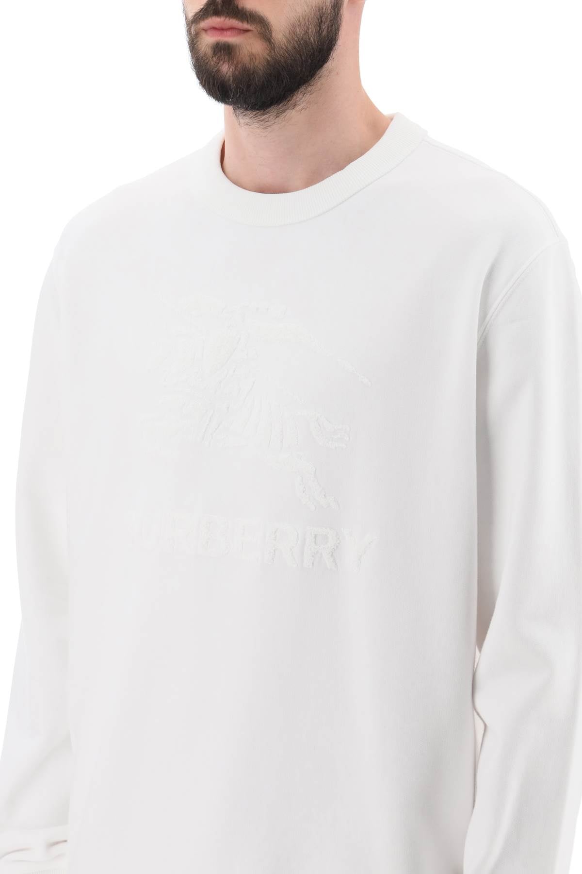 BBERRY 'Rayner' Crew-Neck Sweatshirt With Equestrian Knight Men