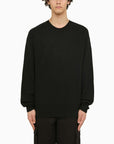 BBERRY Black Wool Crew-Neck Pullover Men