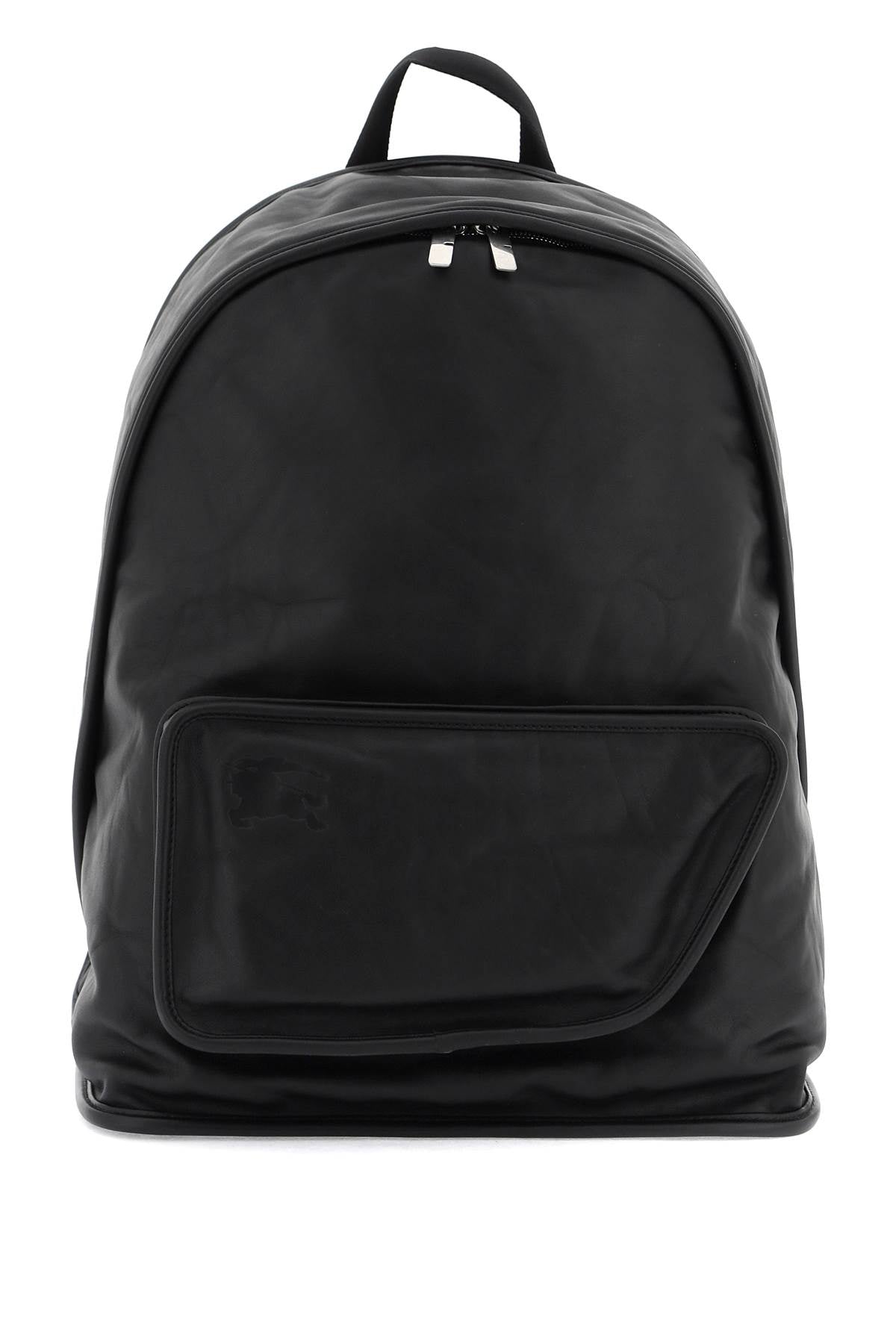 BBERRY 'Crinkled Leather Shield Backpack Men