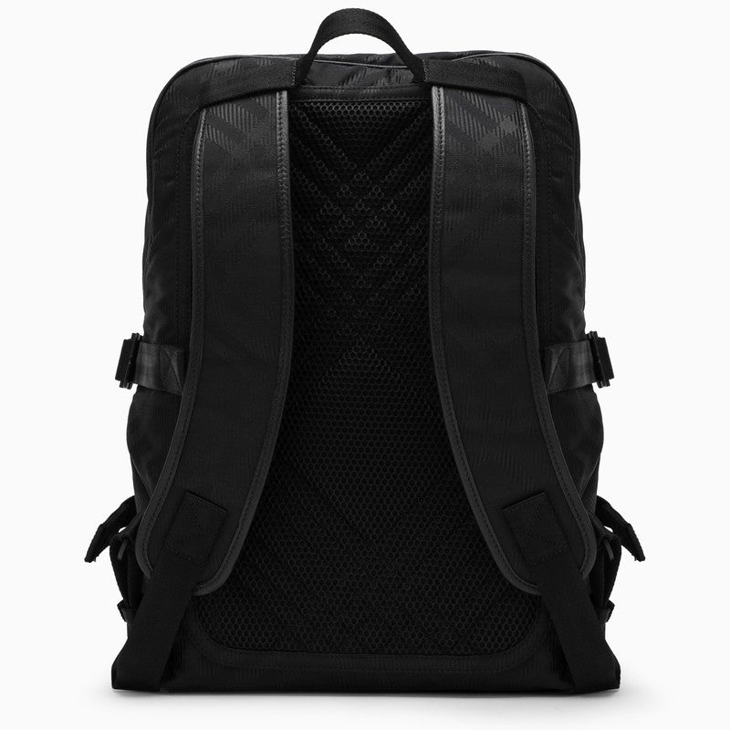 BBERRY Backpack In Black Jacquard Check Men