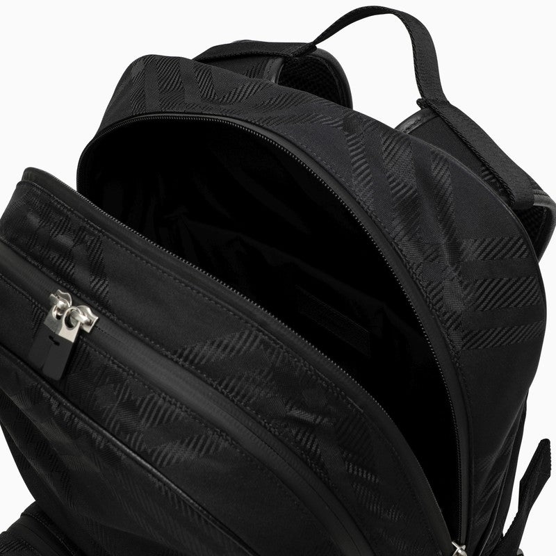 BBERRY Backpack In Black Jacquard Check Men