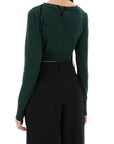 BBERRY "Cropped Diamond Pattern Pullover Women