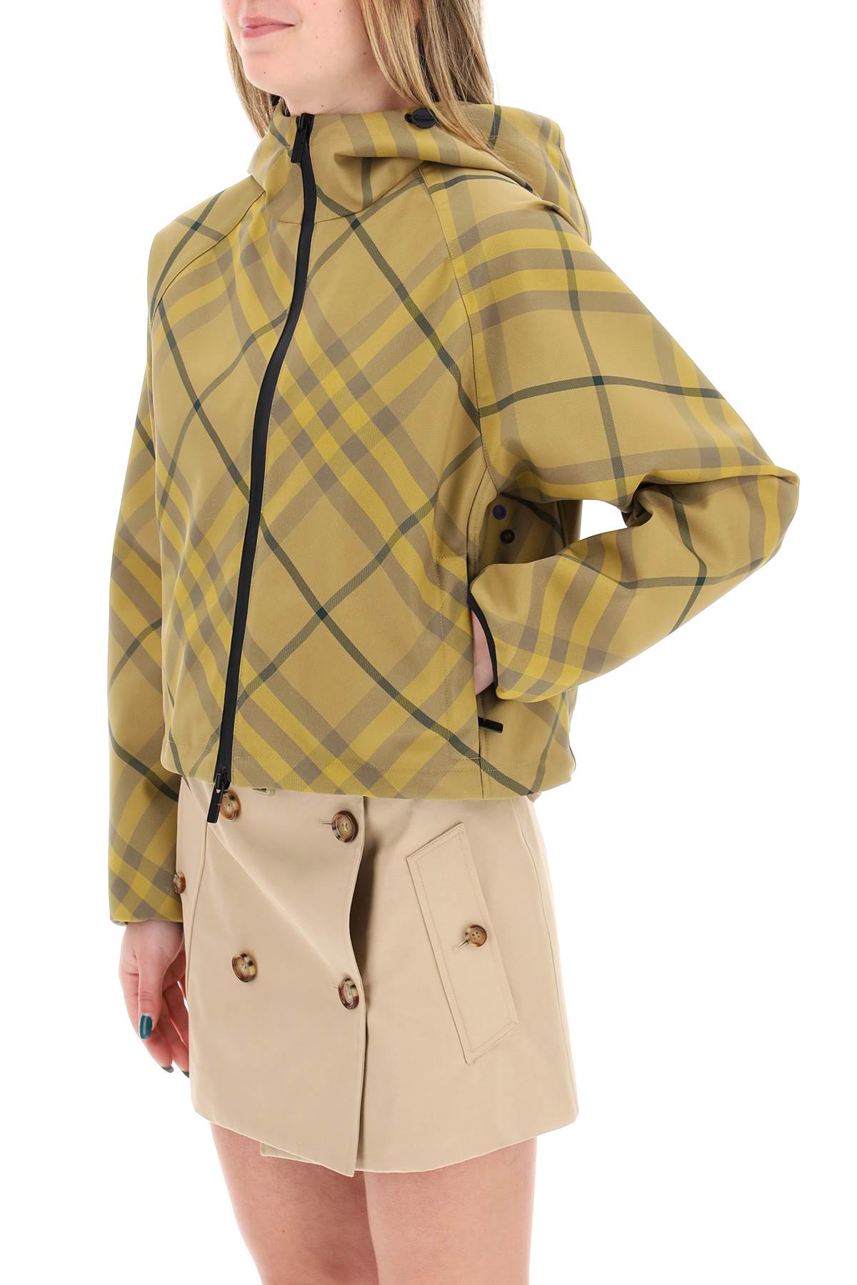 BBERRY "Cropped BBERRY Check Jacket" Women